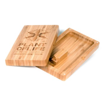 Rolling Bamboo Box Logo Vertical Plantoflife